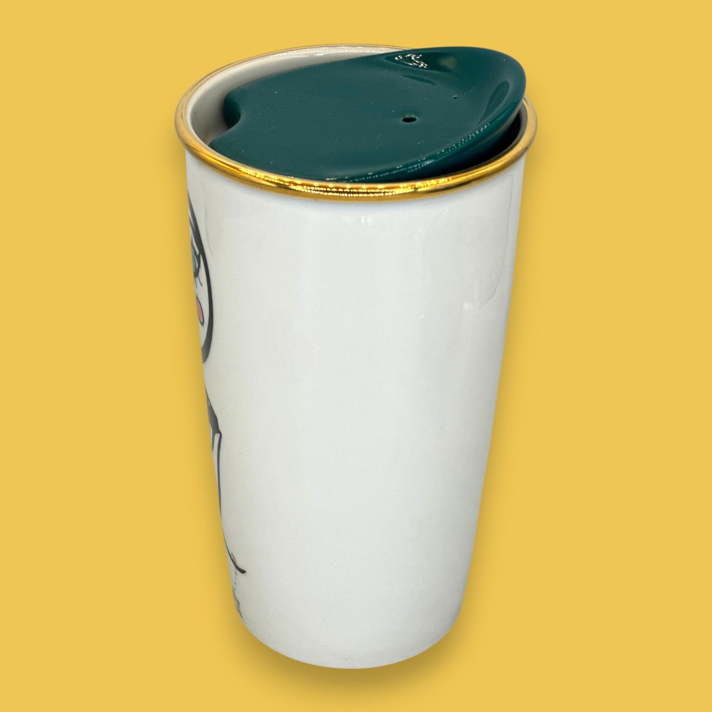 Starbucks Abstract Portrait Modern Blusher Ceramic Travel Mug - Replacment Mug 12 fl/oz (Copy)