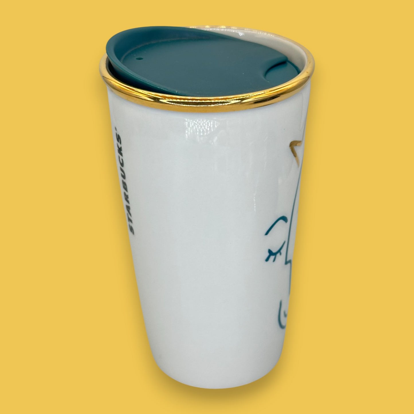 Starbucks 2017 Anniversary "Crown Siren" Ceramic Travel Mug - Replacement