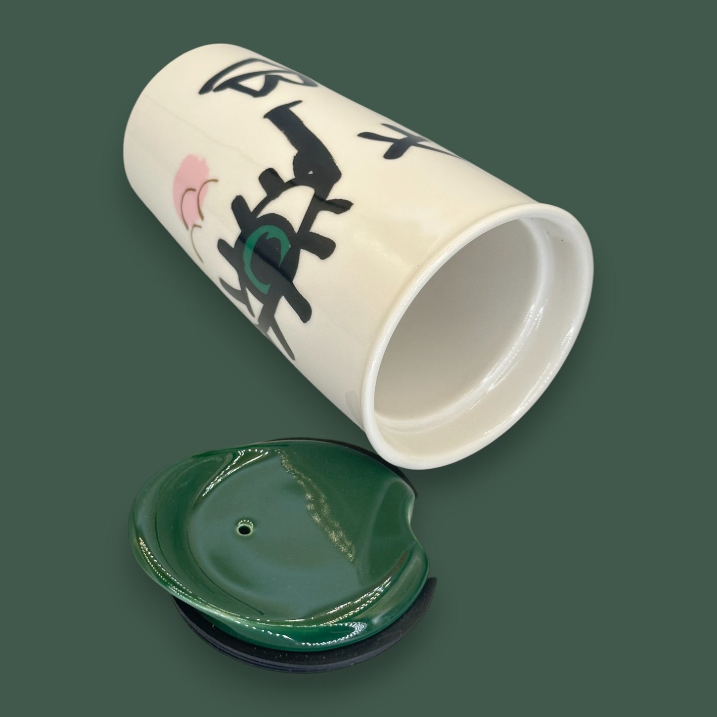 Starbucks "Winking Eye Siren" Abstract Ceramic Travel Mug - Replacement