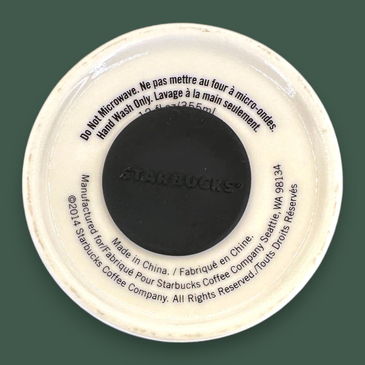 Starbucks "Winking Eye Siren" Abstract Ceramic Travel Mug - Replacement