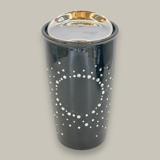 Starbucks Swarovski Crystal Black Travel Tumbler Mug Limited Edition - Replacement Mug 12 fl/oz