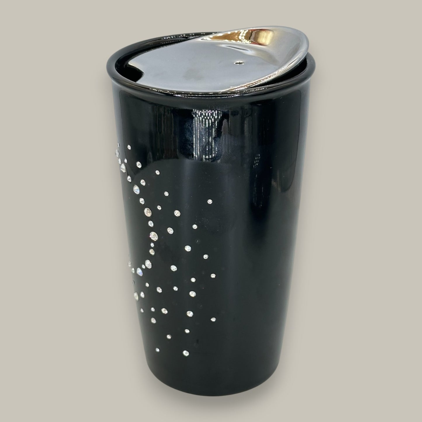 Starbucks Swarovski Crystal Black Travel Tumbler Mug Limited Edition - Replacement Mug 12 fl/oz