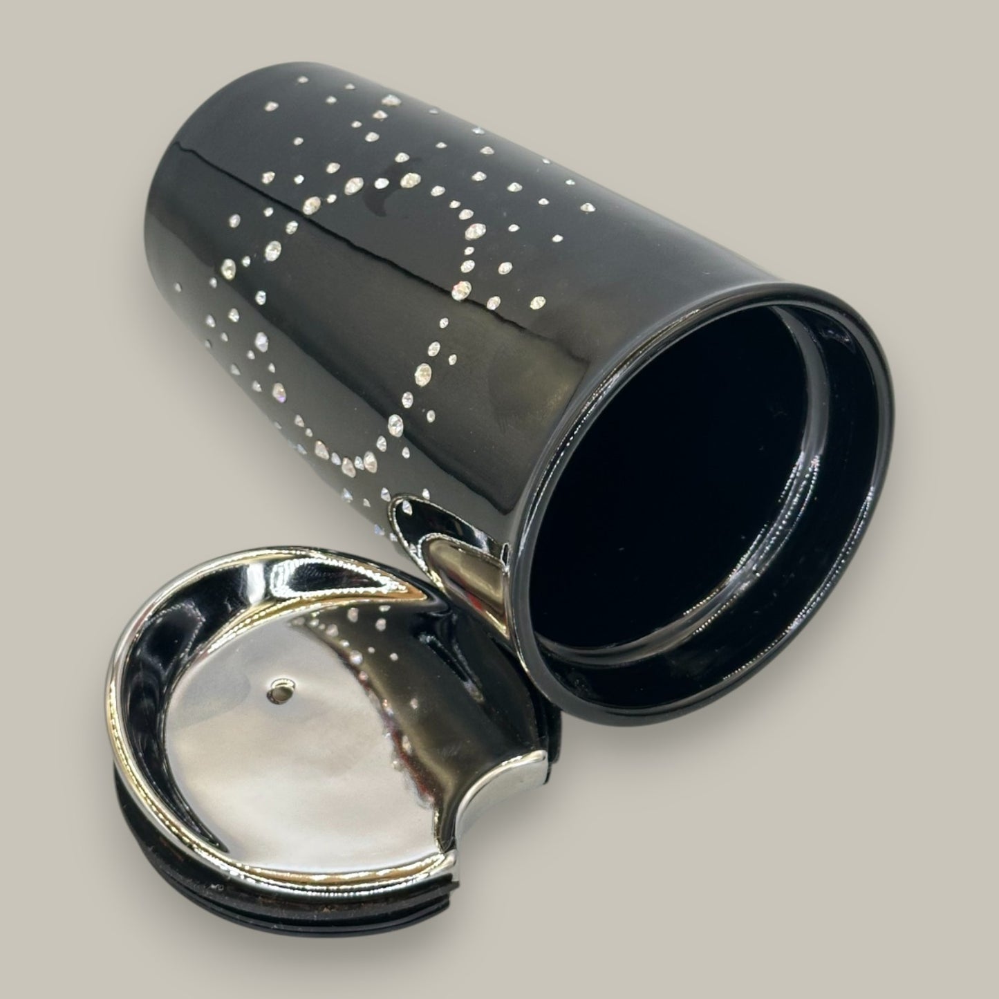 Starbucks Swarovski Crystal Black Travel Tumbler Mug Limited Edition - Replacement Mug 12 fl/oz