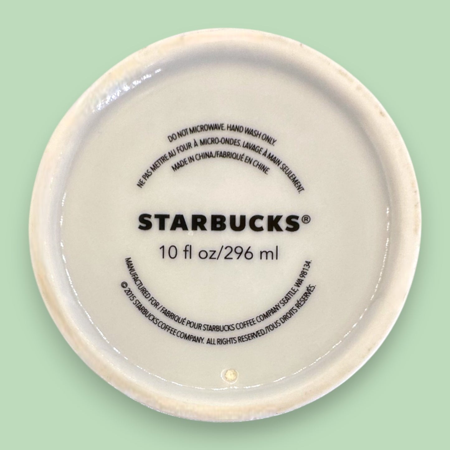 Starbucks "Best Day Ever" Confetti Ceramic Traveler Tumbler Pitch - Replacement
