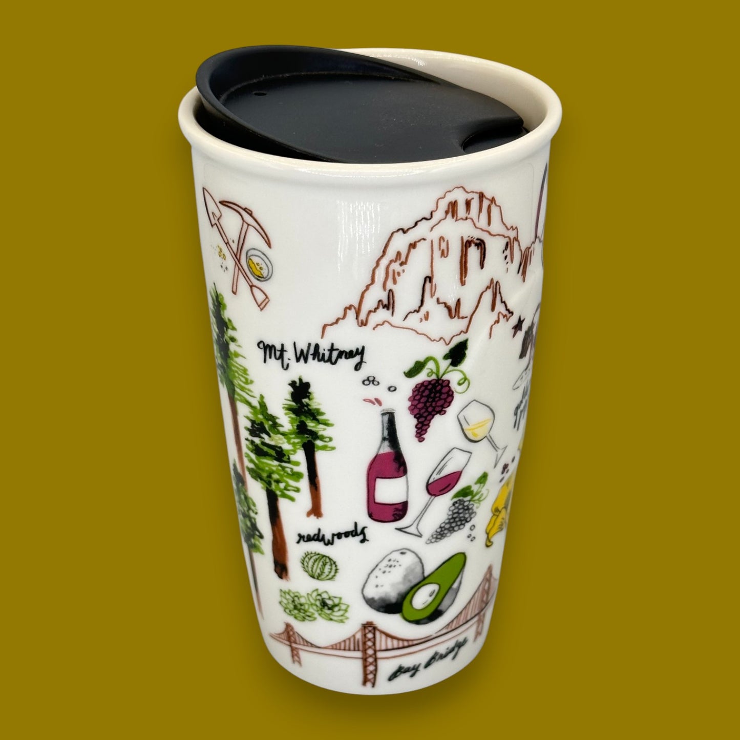 Starbucks 2016 California State Landmarks Travel Mug