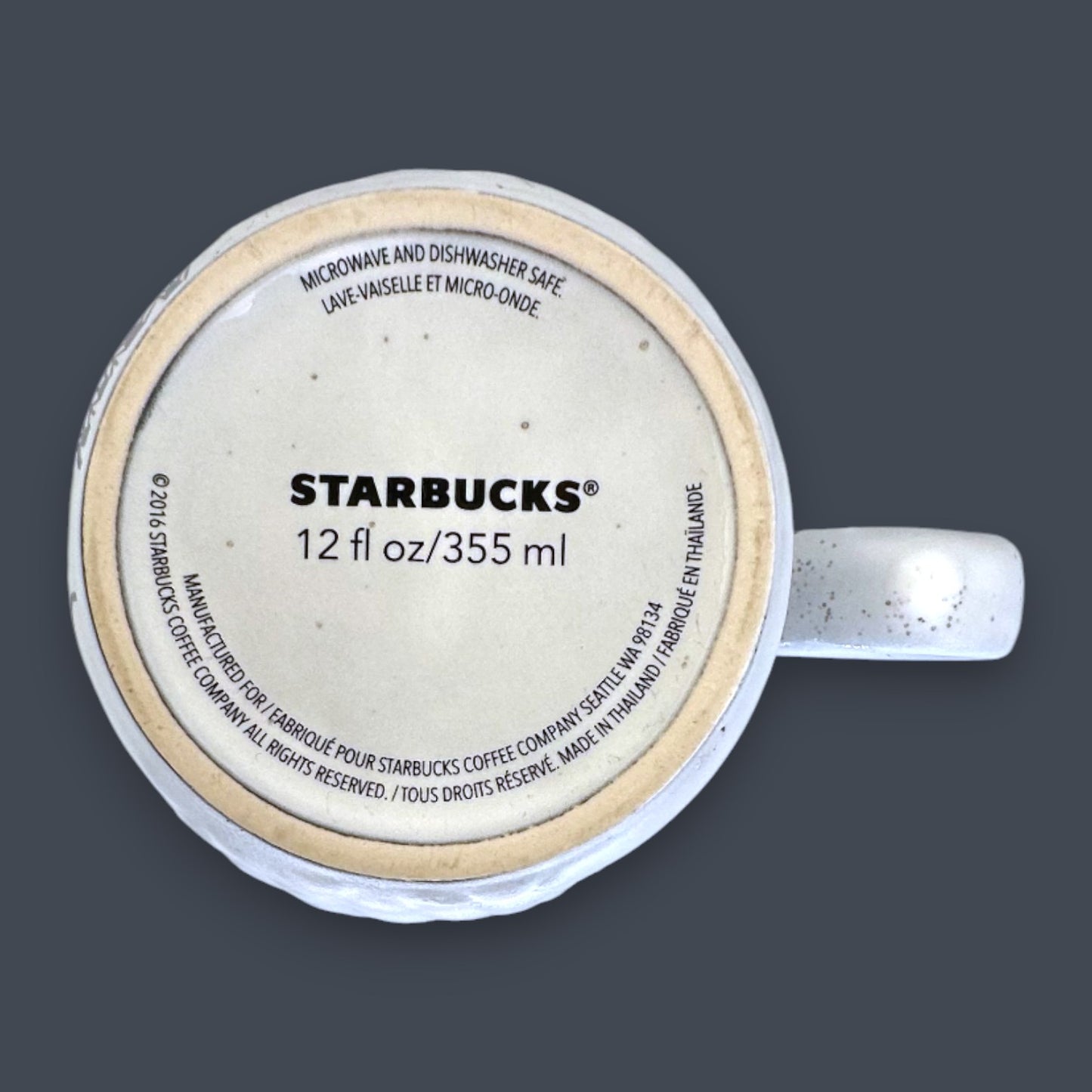 Starbucks Artisan Siren Mermaid Tail Relief Coffee Mug