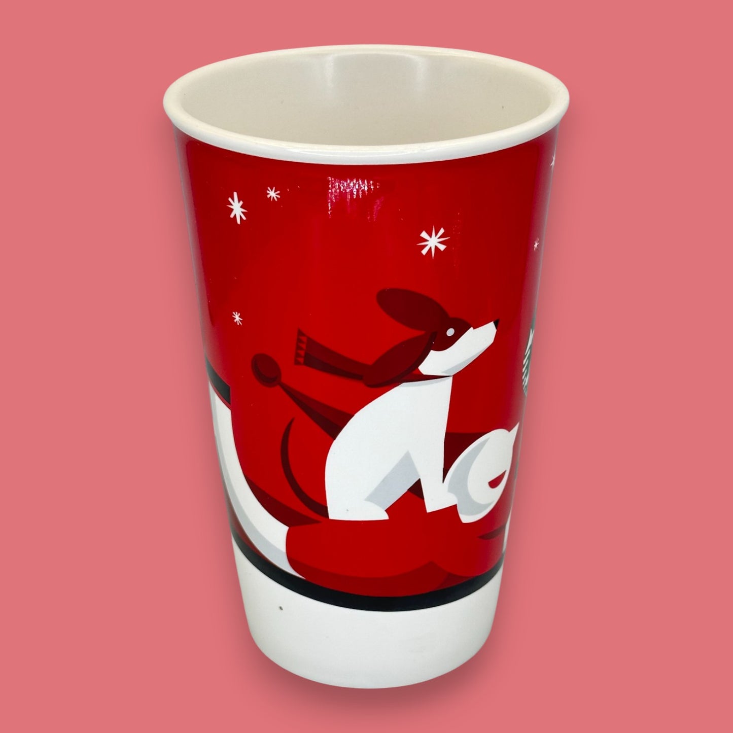 Vintage Starbucks Holiday Cheer Mug 2011 Red Collector's New Bone China