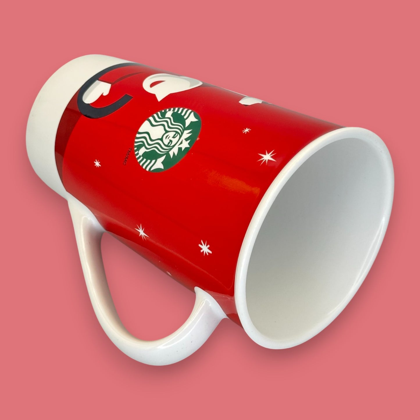 Vintage Starbucks Holiday Cheer Mug 2011 Red Collector's New Bone China
