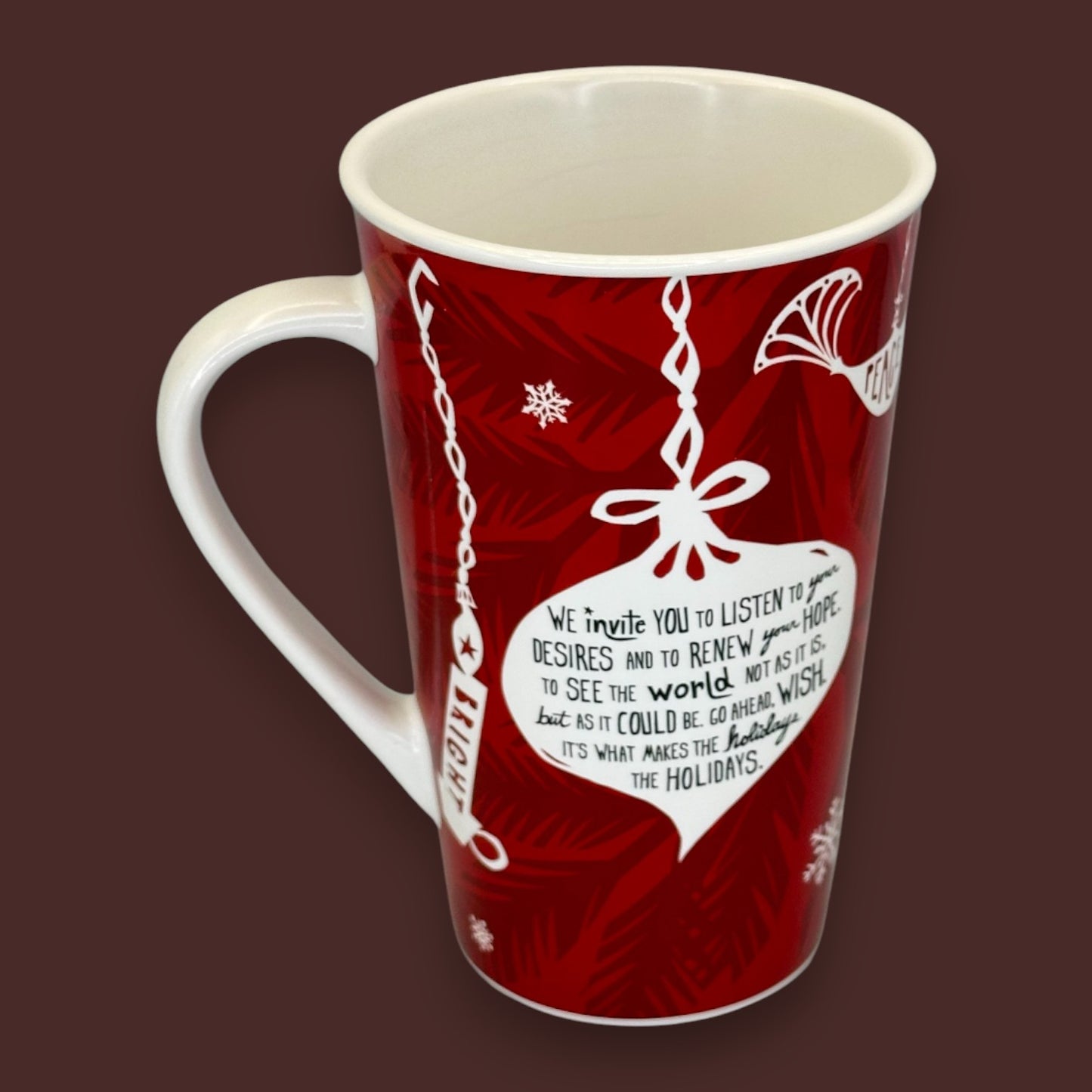 Starbucks Holiday Cheer Collector Mug Limited Edition 2009 Bone China Seasonal