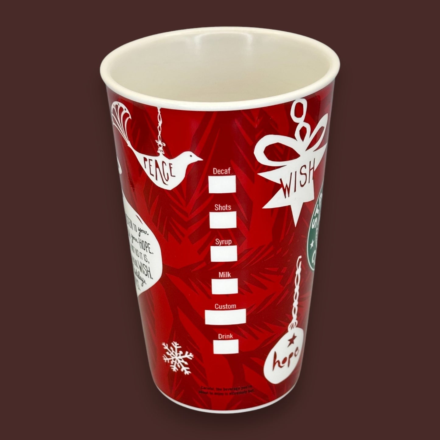 Starbucks Holiday Cheer Collector Mug Limited Edition 2009 Bone China Seasonal