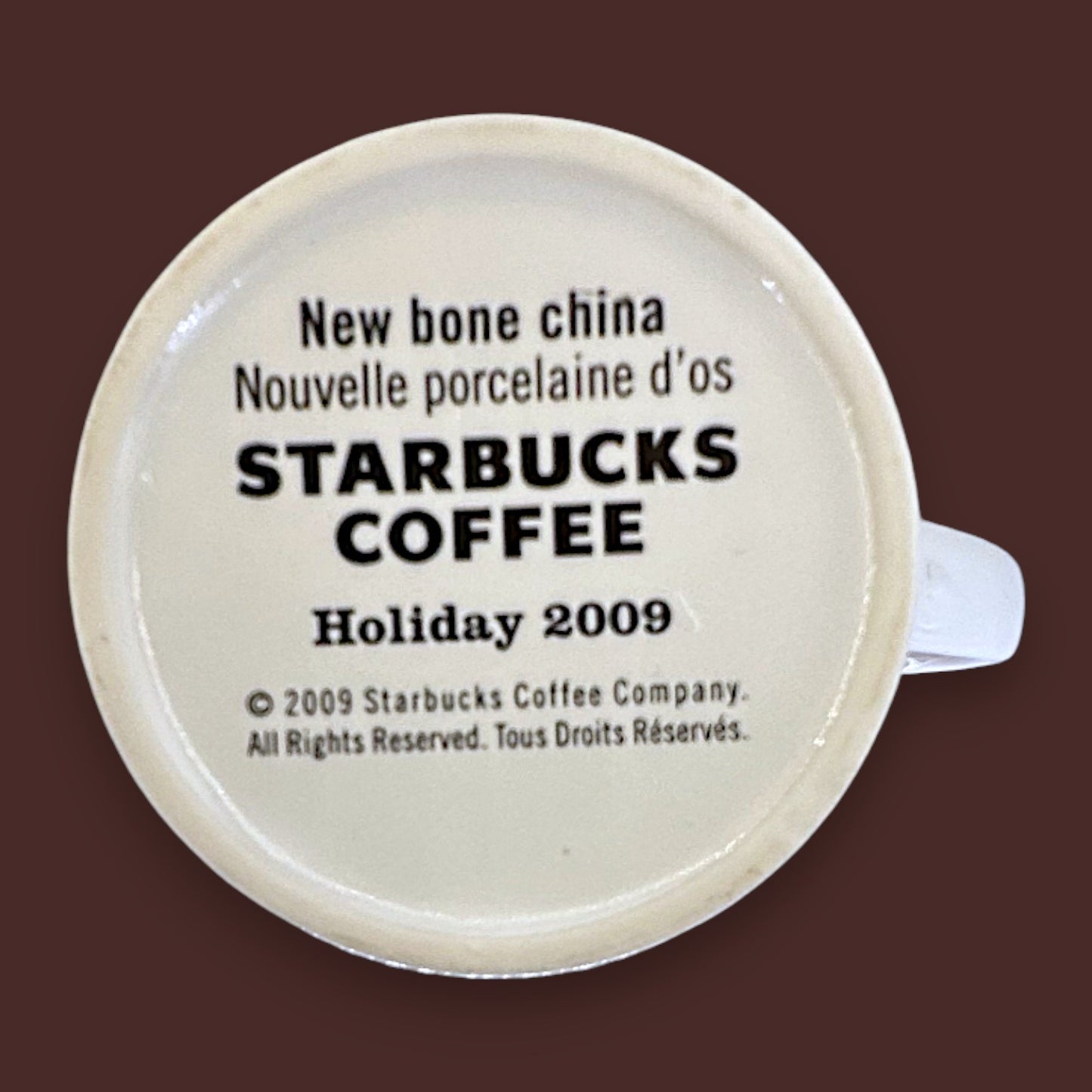 Starbucks Holiday Cheer Collector Mug Limited Edition 2009 Bone China Seasonal