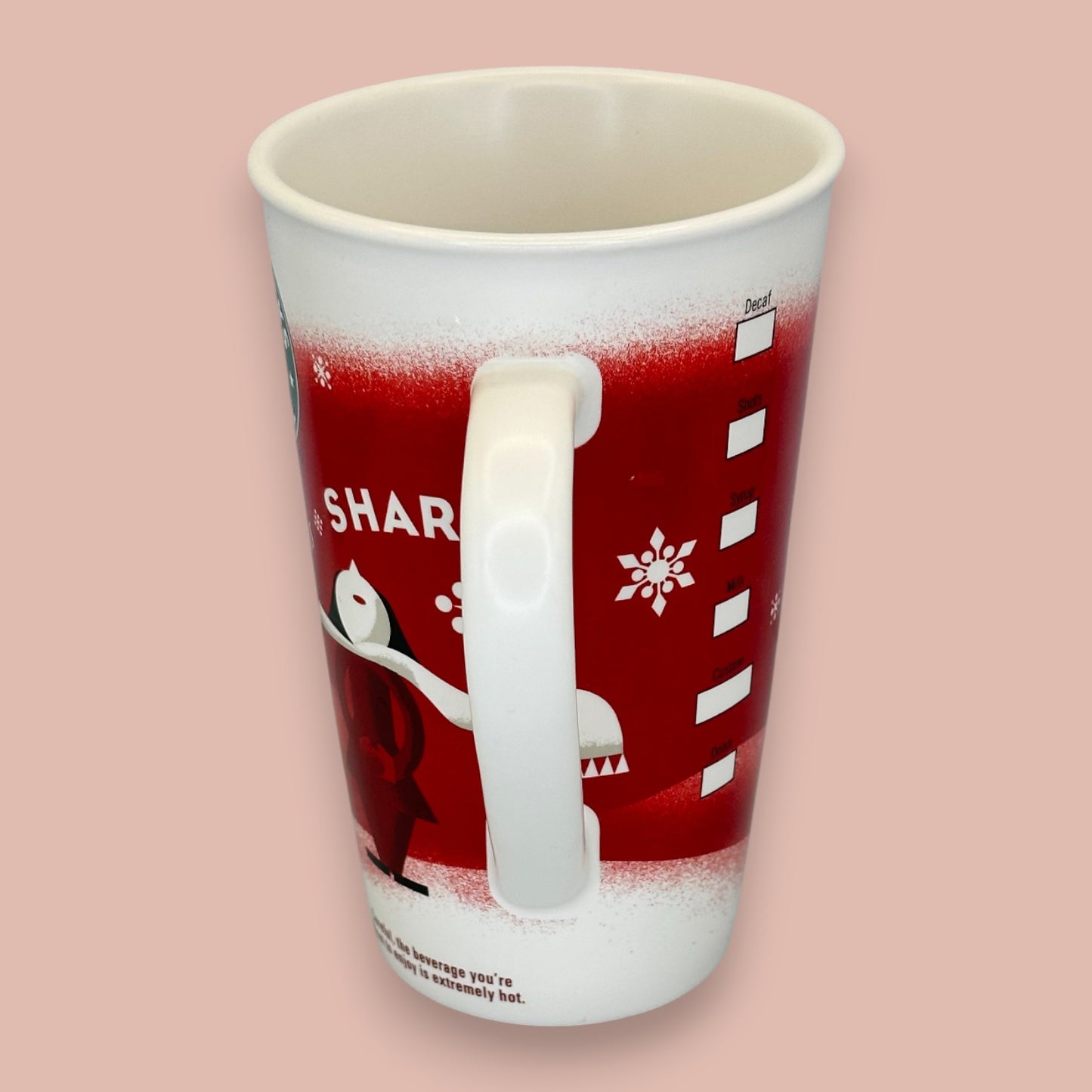 Rare Starbucks Iconic Holiday Story Mug 2010 New Bone China - Replacement Mug