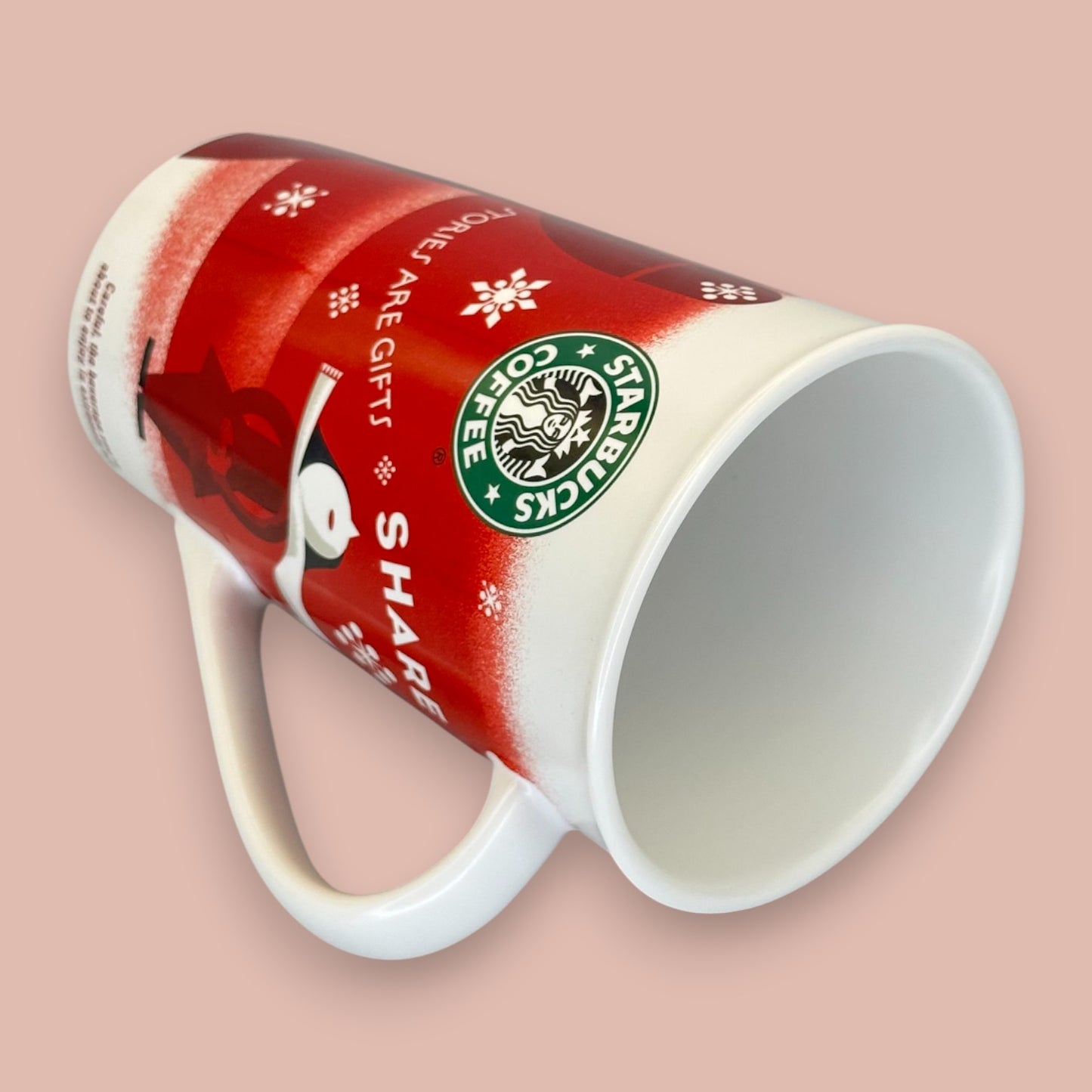 Rare Starbucks Iconic Holiday Story Mug 2010 New Bone China - Replacement Mug