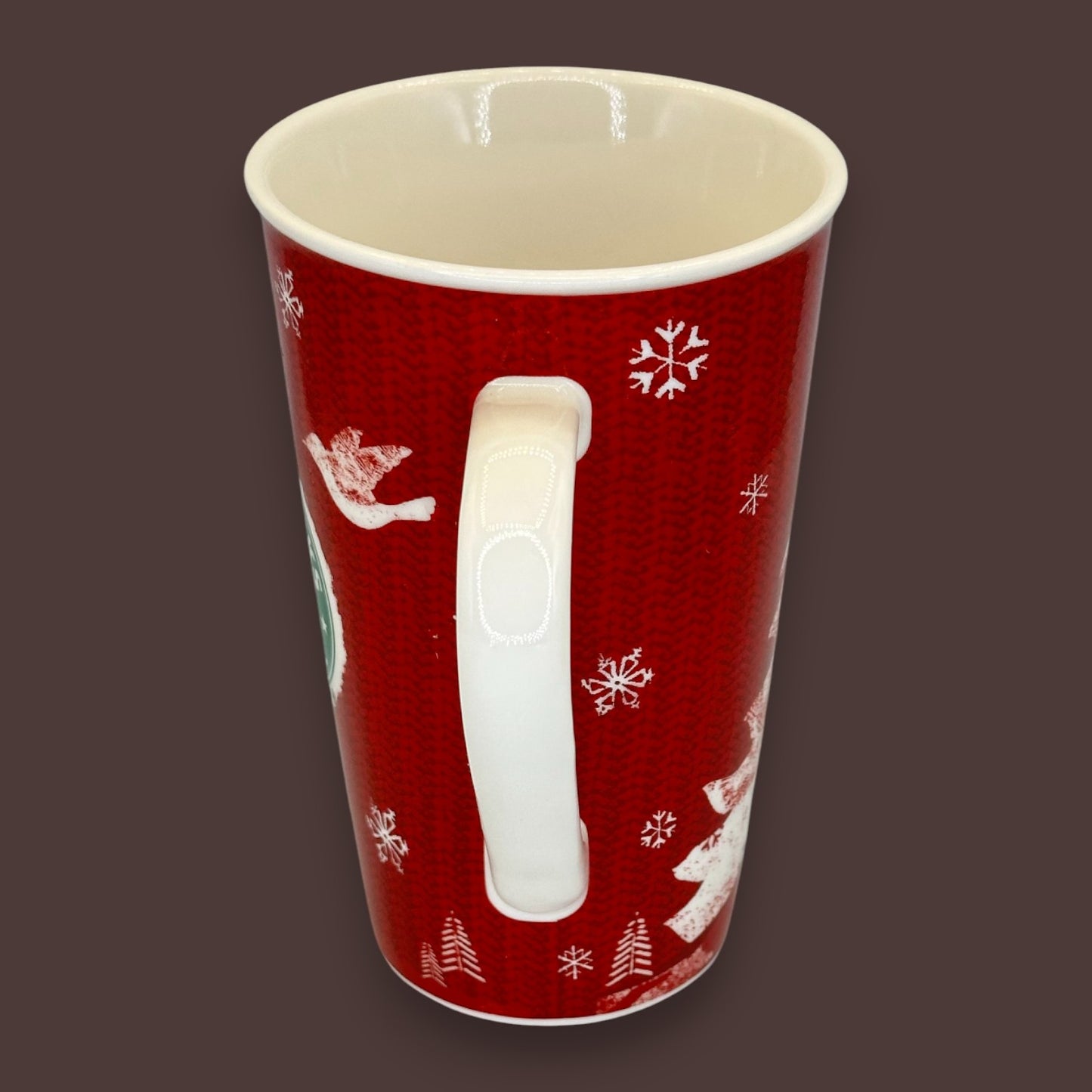 Vintage Starbucks Holiday Mug Collector’s Edition Red Knit Ceramic - Replacement Mug