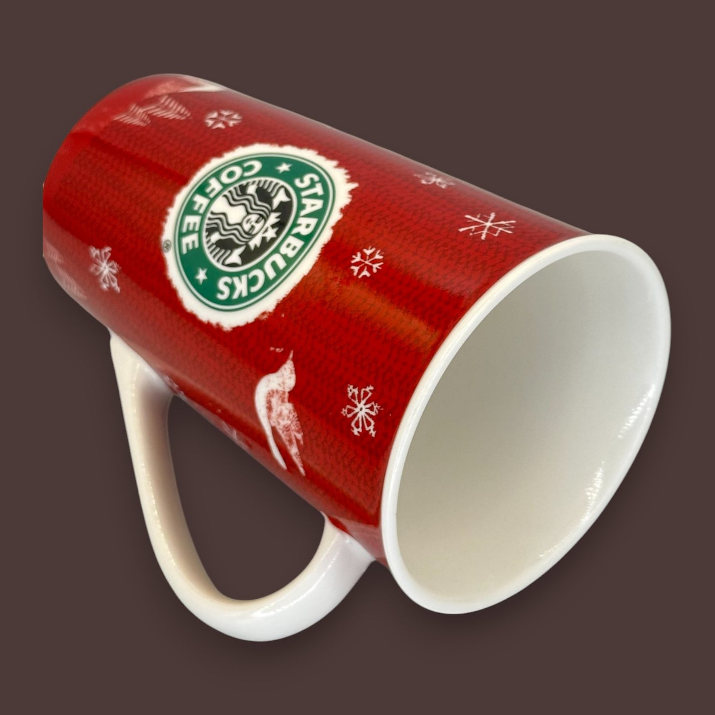 Vintage Starbucks Holiday Mug Collector’s Edition Red Knit Ceramic - Replacement Mug