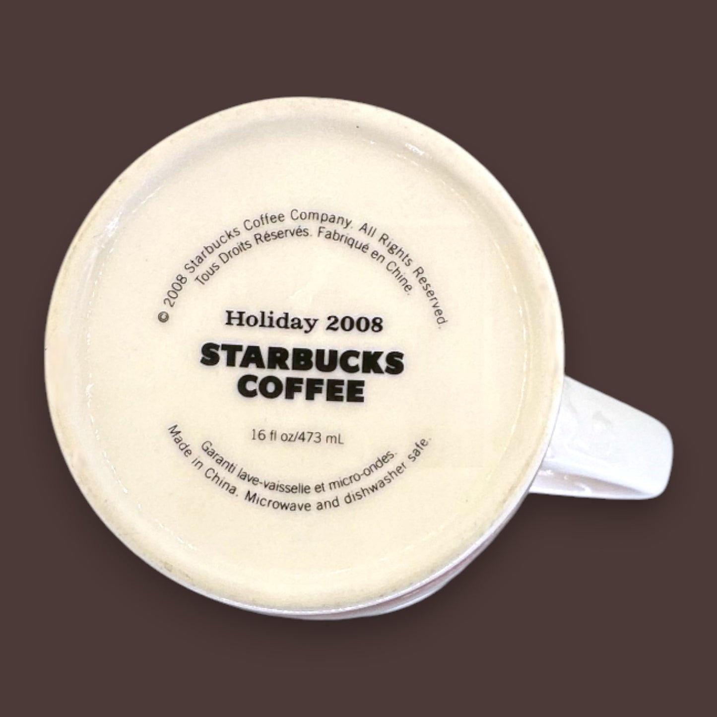 Vintage Starbucks Holiday Mug Collector’s Edition Red Knit Ceramic - Replacement Mug