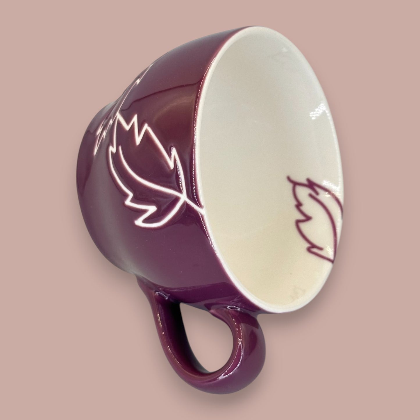 Starbucks Vintage Fall Foliage Ceramic Mug 2007 Autumn Edition - Replacement Mug