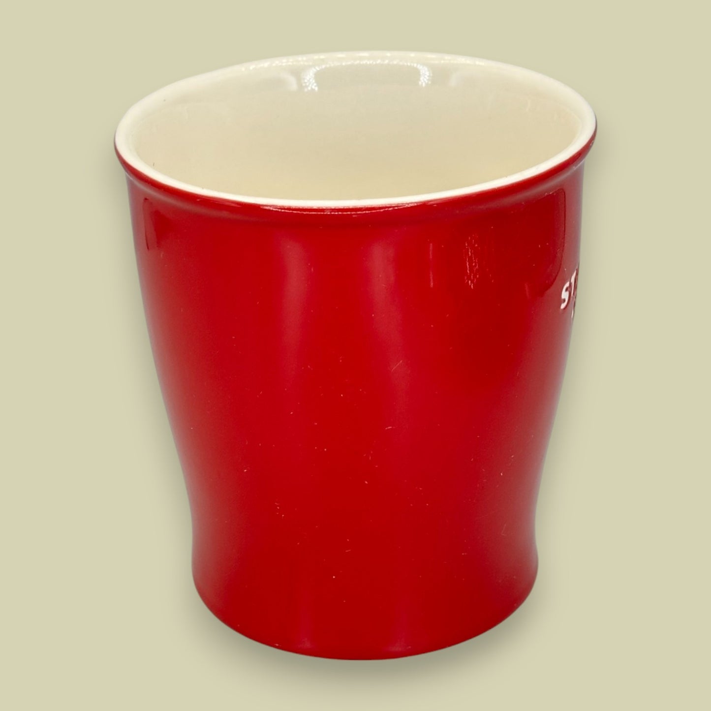 Starbucks 2008 Red Holiday Ceramic Coffee Mug 14 fl oz - Replacement Mug Seasonal