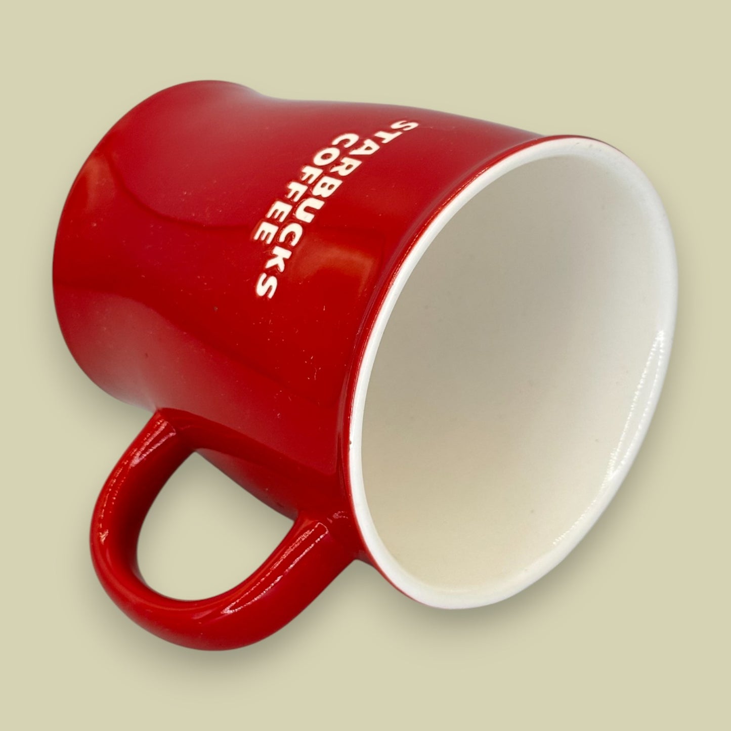 Starbucks 2008 Red Holiday Ceramic Coffee Mug 14 fl oz - Replacement Mug Seasonal