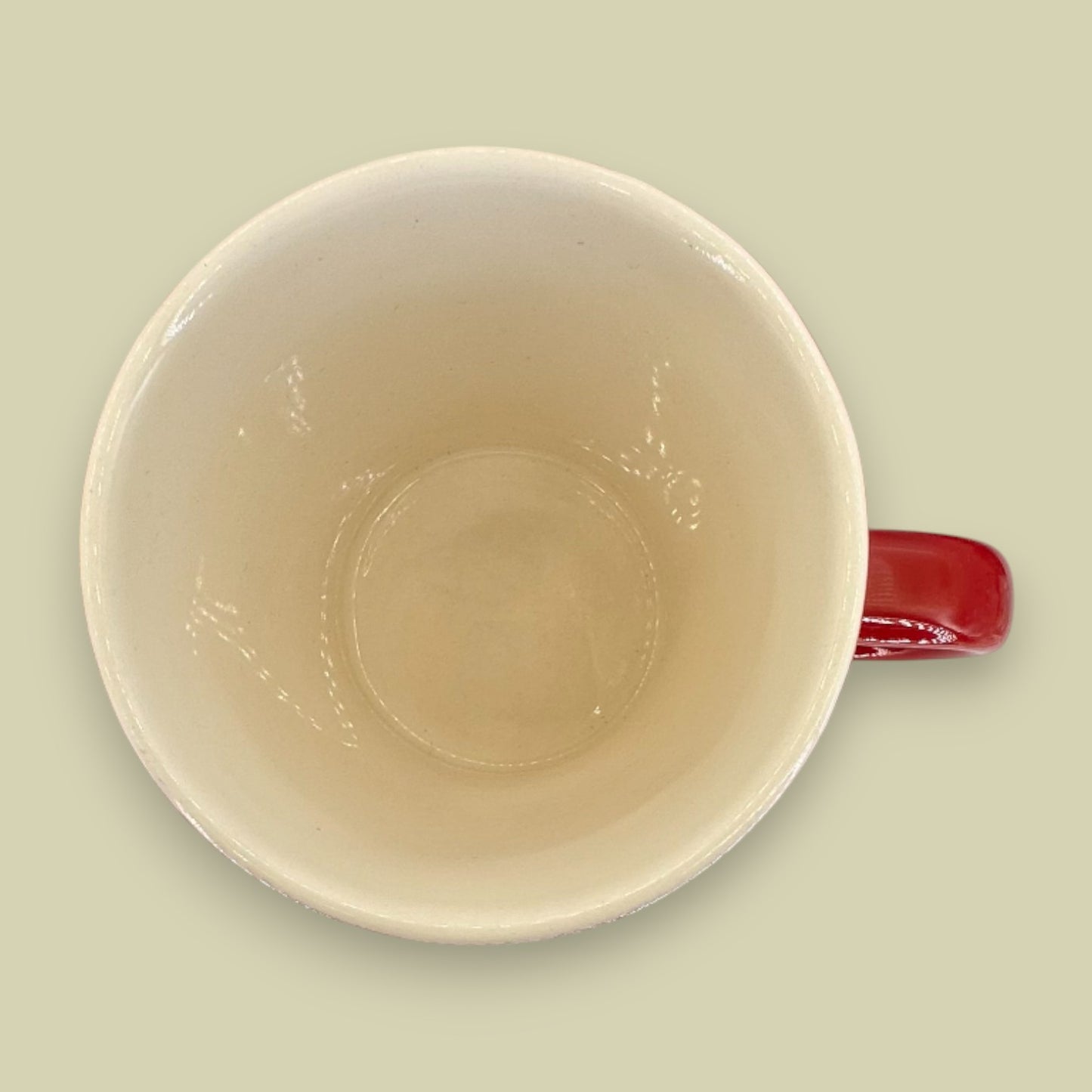 Starbucks 2008 Red Holiday Ceramic Coffee Mug 14 fl oz - Replacement Mug Seasonal