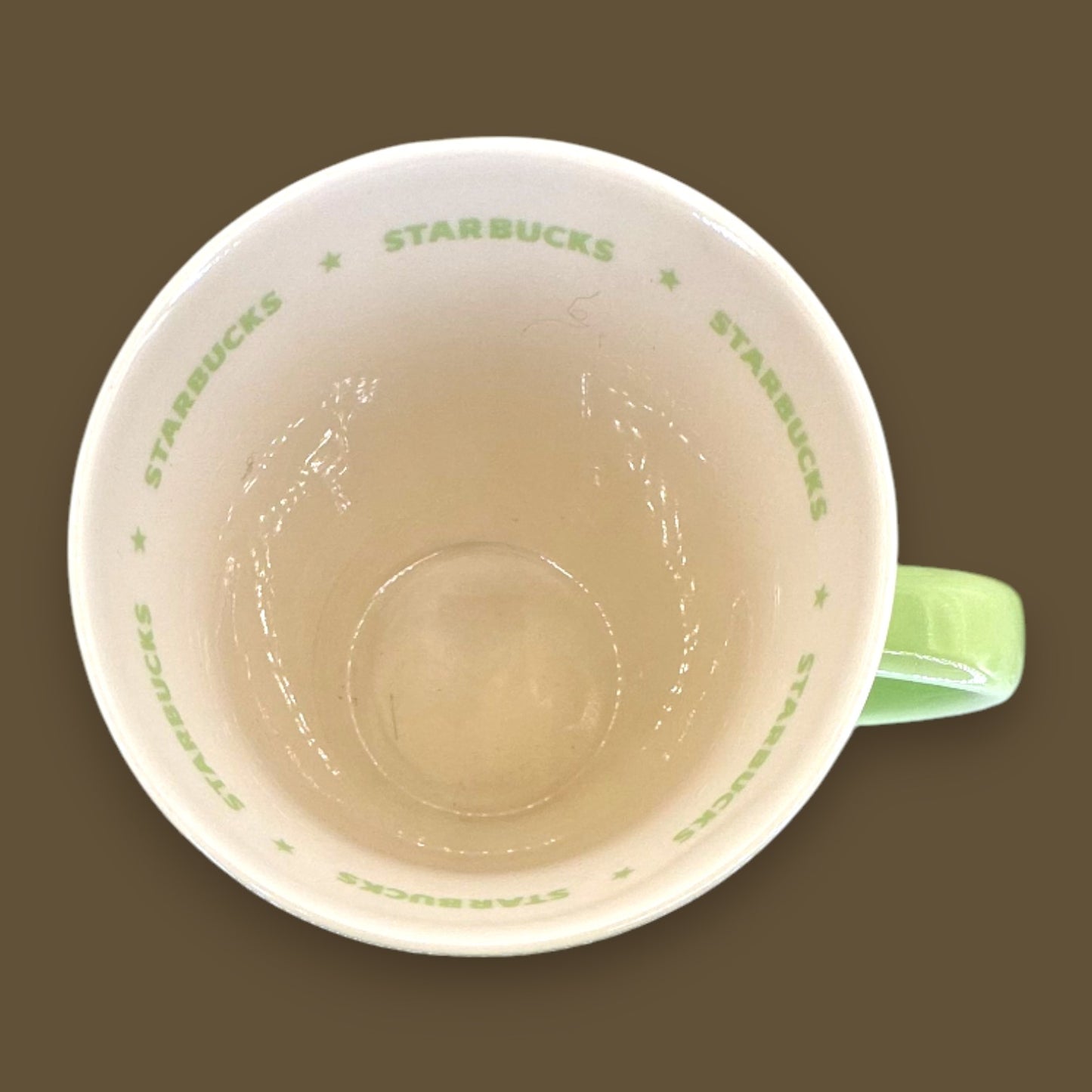 Starbucks Green Ribbed Ceramic Mug 2006 - Replacement Mug