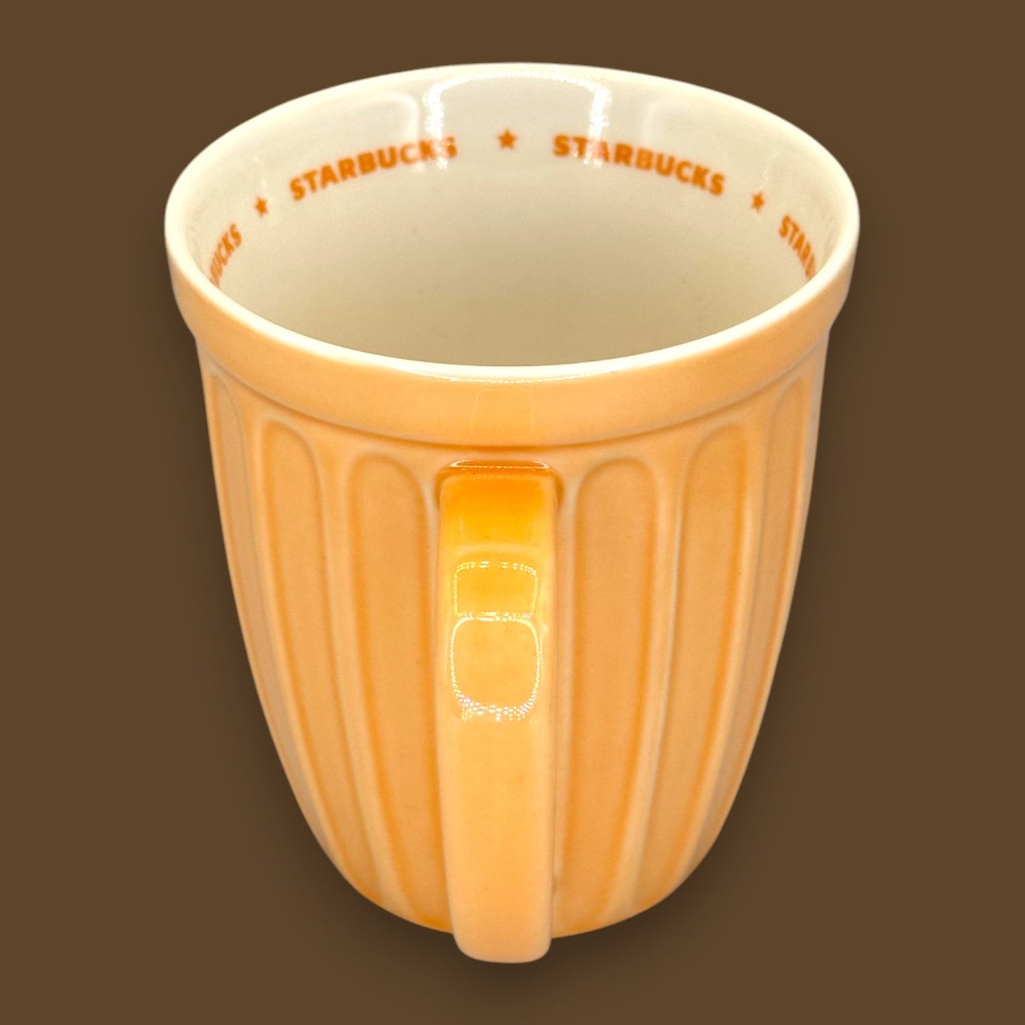 Starbucks Orange / Peach Ceramic Mug 2006 - Replacement Mug