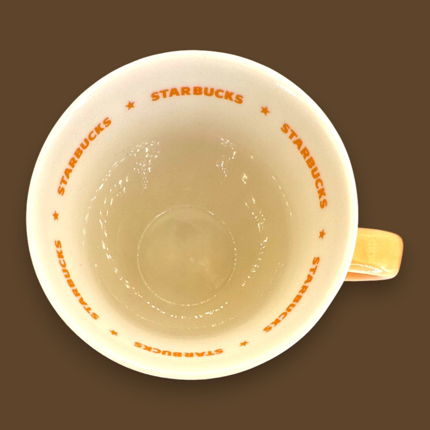 Starbucks Orange / Peach Ceramic Mug 2006 - Replacement Mug