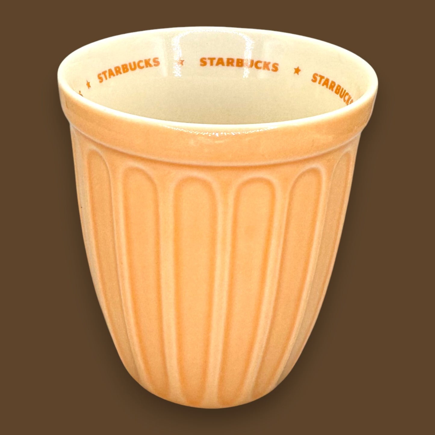 Starbucks Orange / Peach Ceramic Mug 2006 - Replacement Mug