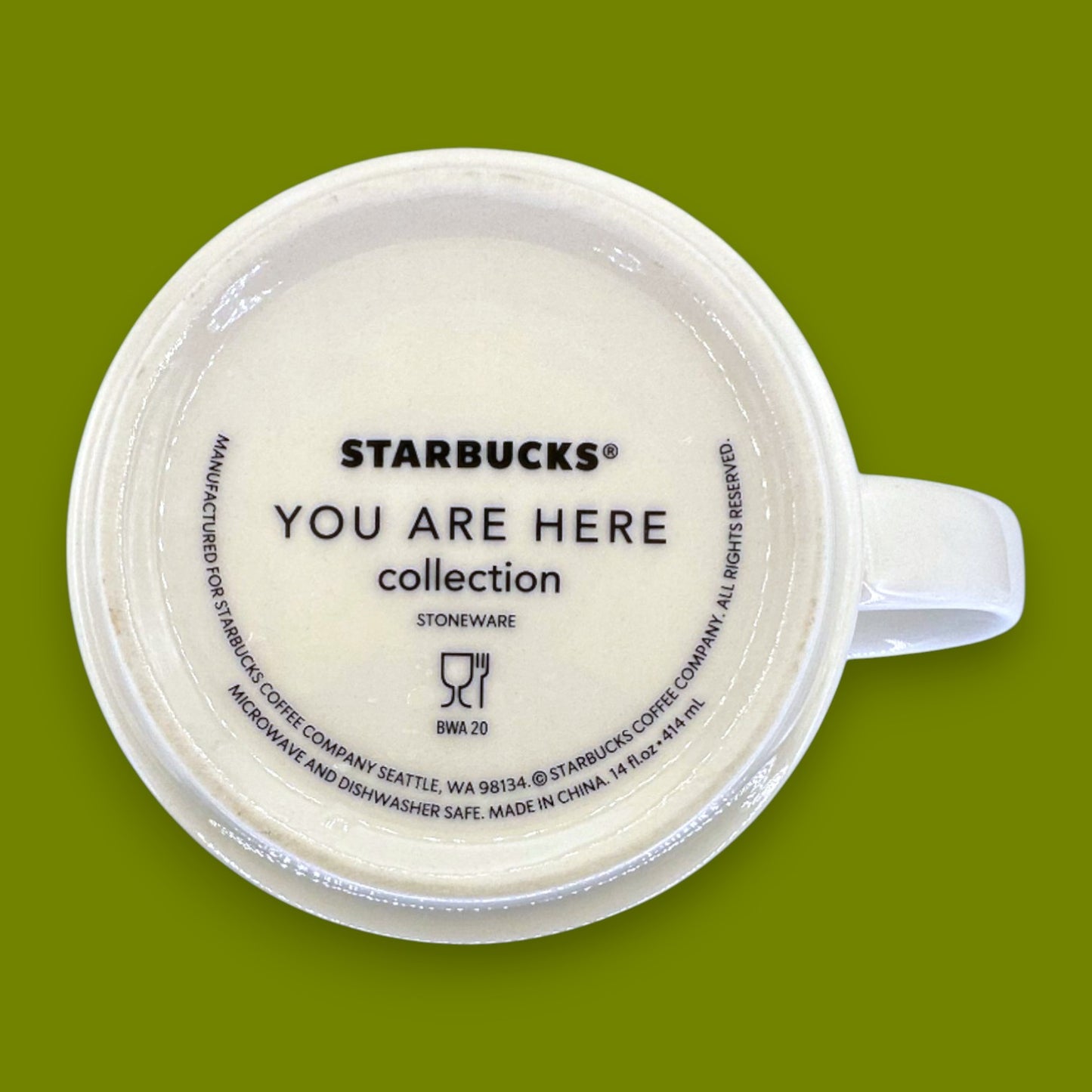 Starbucks Australia "You Are Here Series" Replacement Mug