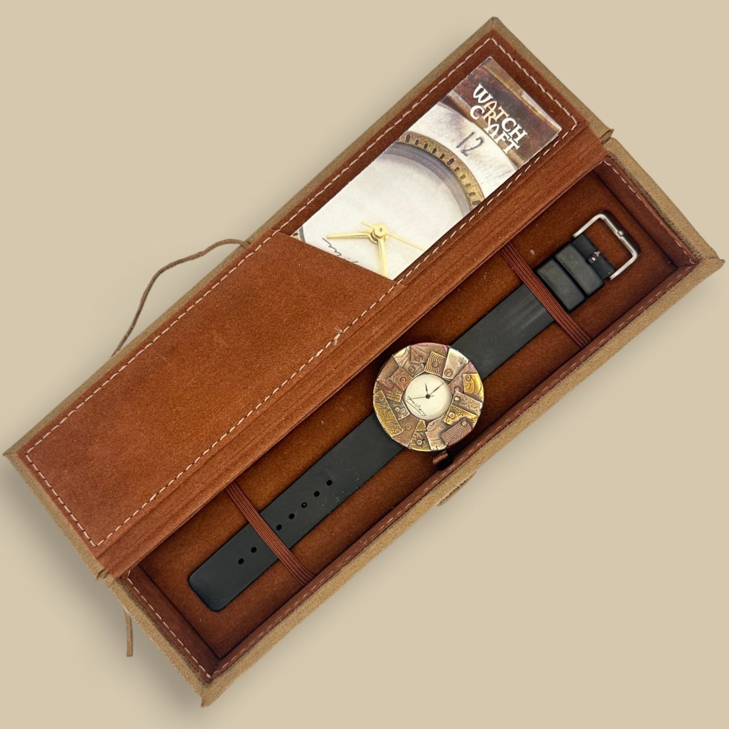 Watchcraft Mosaic Metal Art Watch by Eduardo Milieris - Handmade Watch