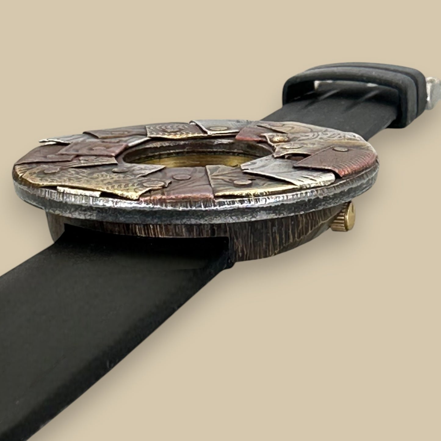 Watchcraft Mosaic Metal Art Watch by Eduardo Milieris - Handmade Watch
