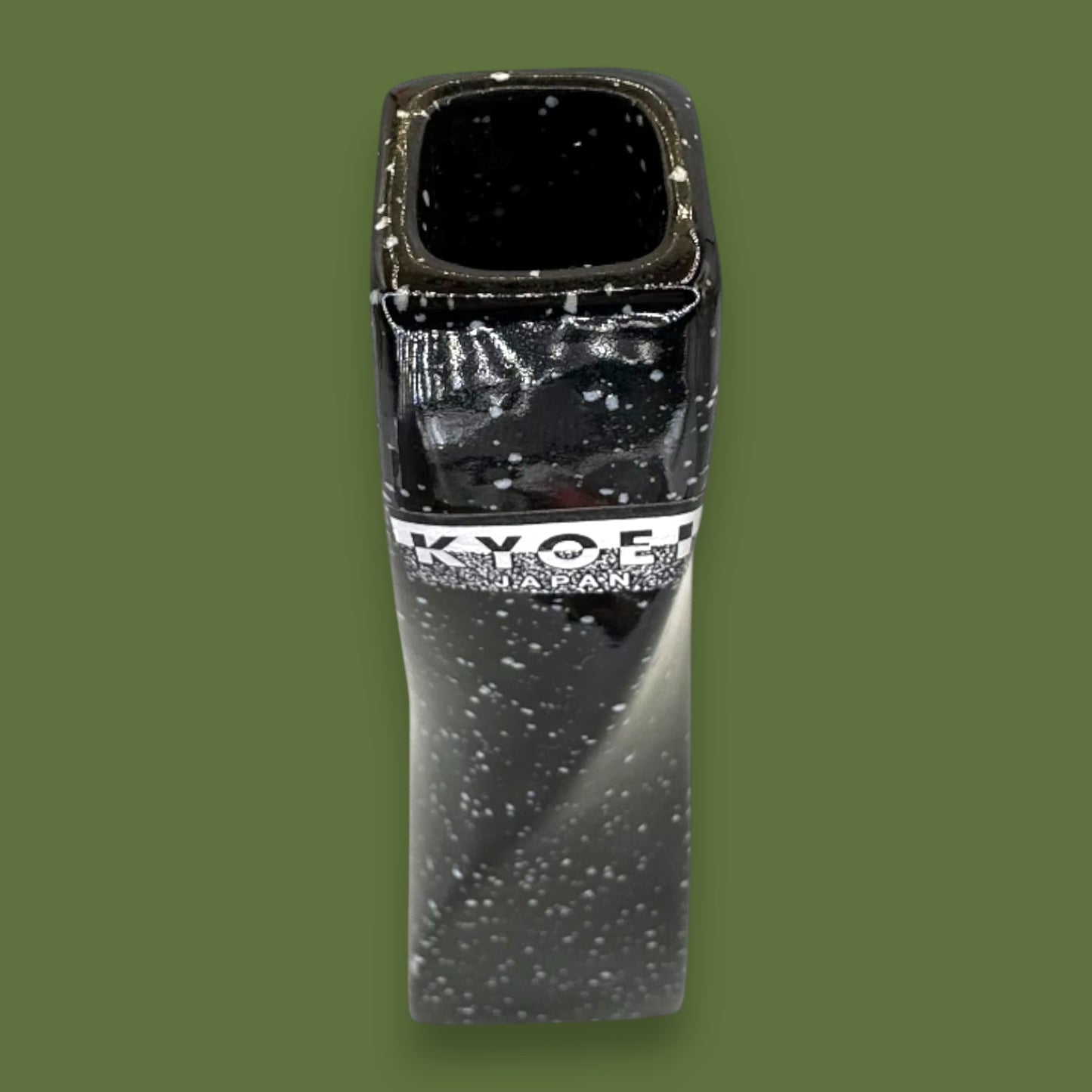 Black Japanese Vase – Kyoei Japan Twisted Ceramic Flower Vase