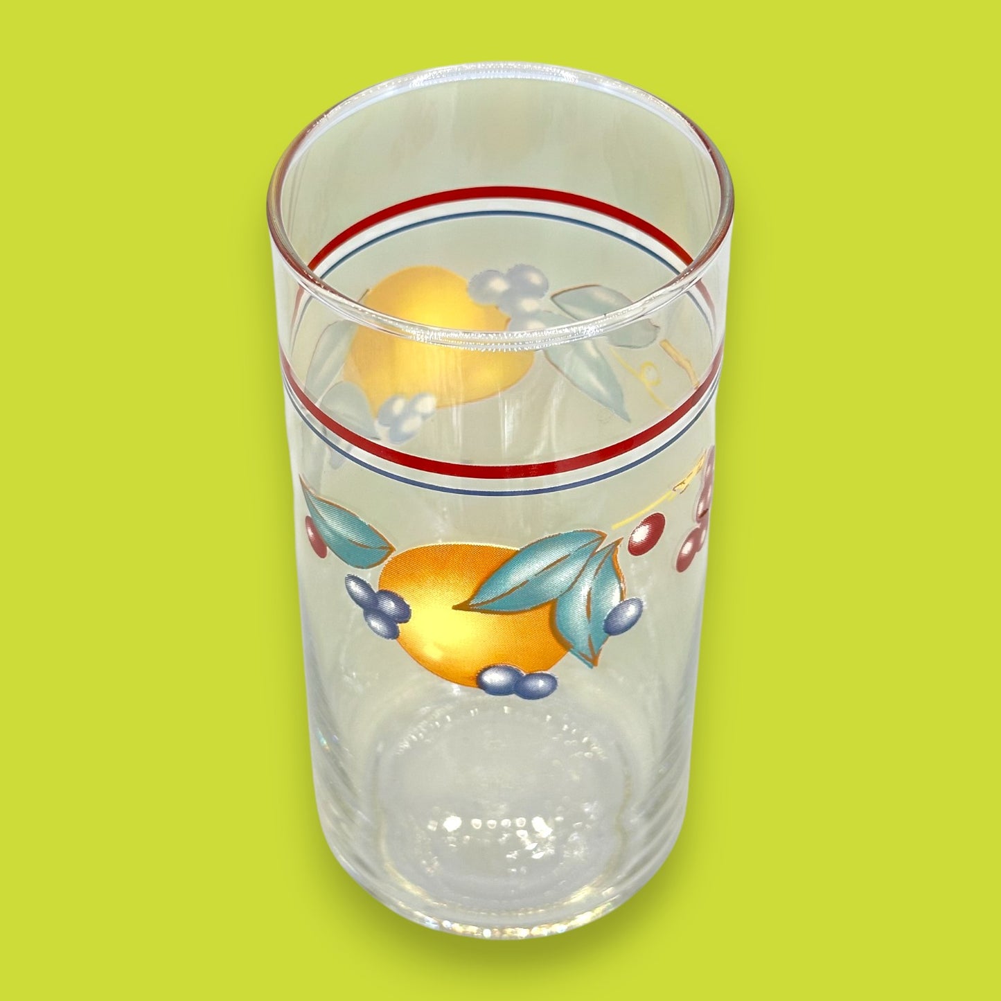 Corelle Coordinates Abundance Fruit Water Drinking Glass Tumbler – USA