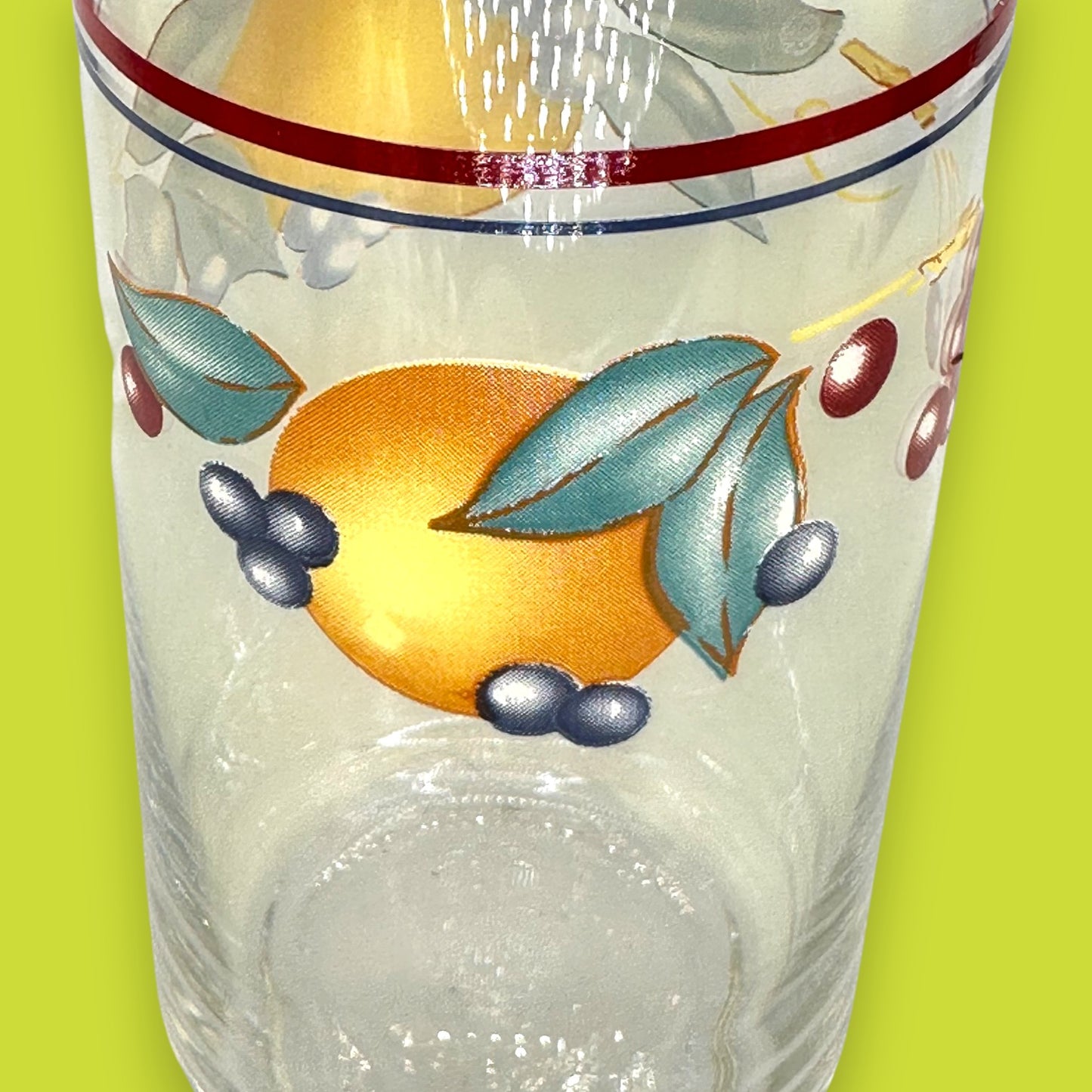 Corelle Coordinates Abundance Fruit Water Drinking Glass Tumbler – USA
