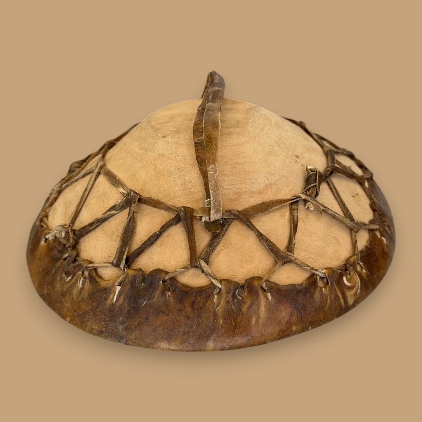 Rawhide Hand Drum – Traditional Indigenous Percussion Instrument