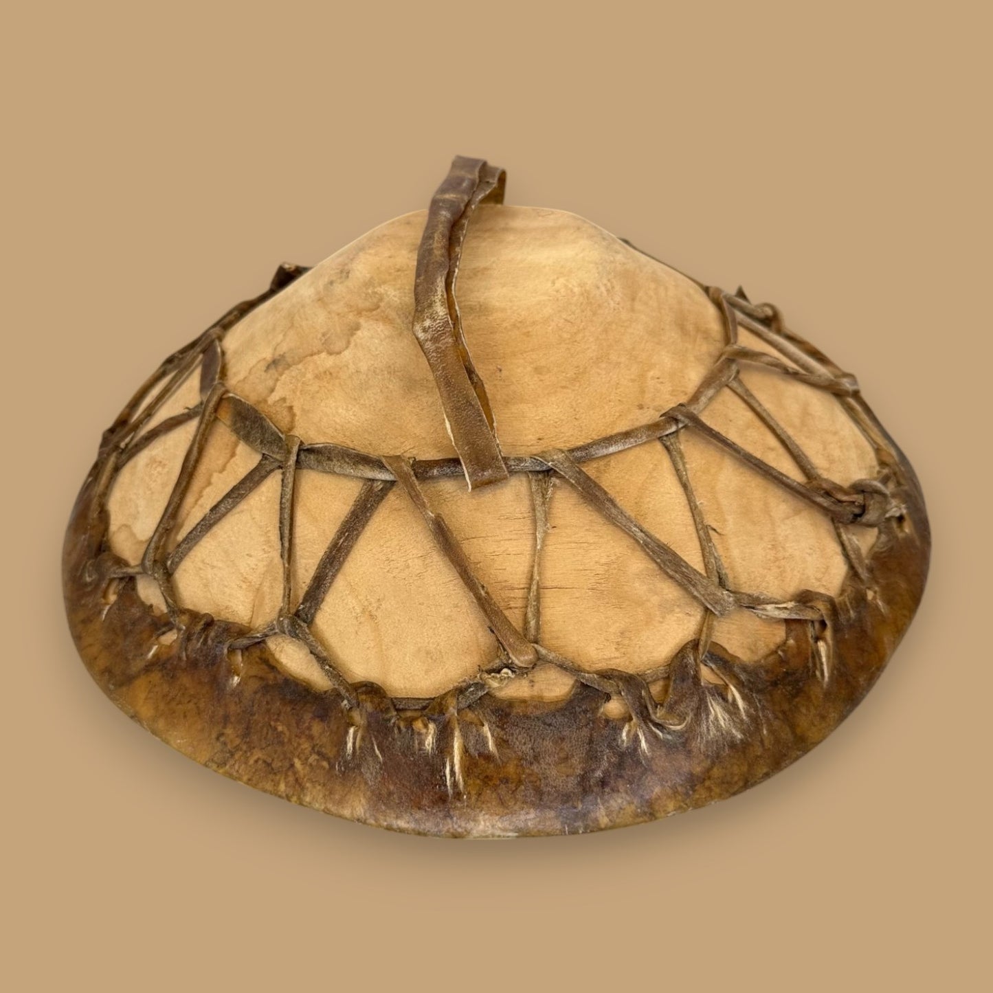 Rawhide Hand Drum – Traditional Indigenous Percussion Instrument