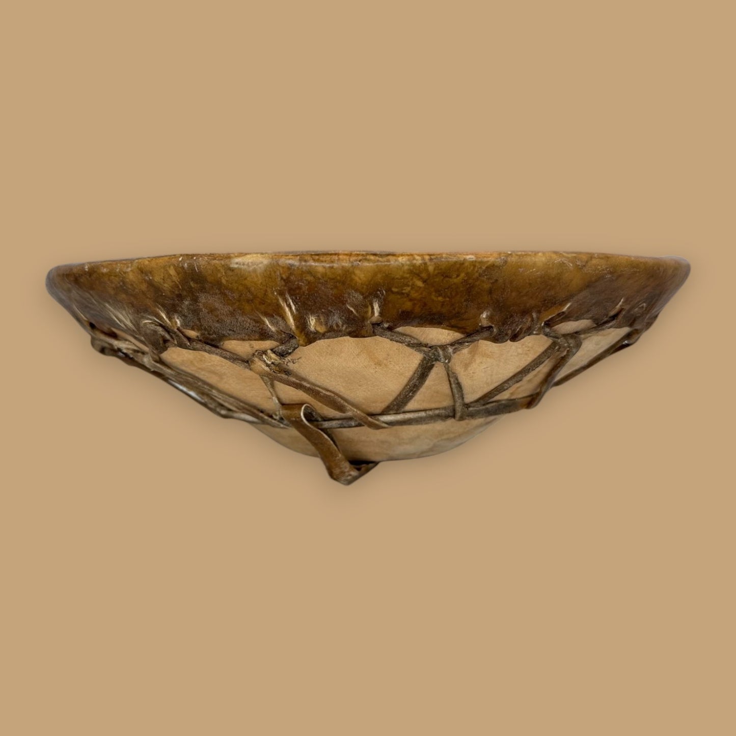 Rawhide Hand Drum – Traditional Indigenous Percussion Instrument