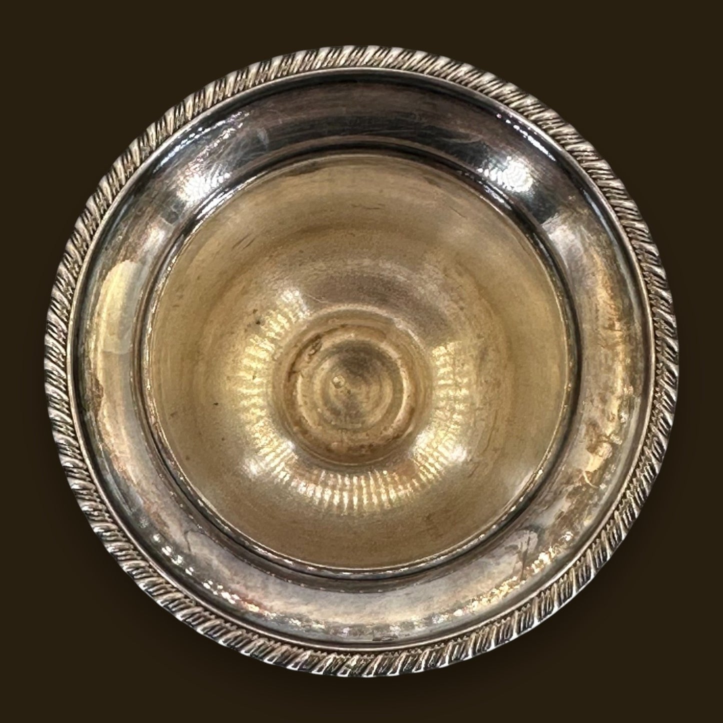 Vintage Toothpick Holder - Eales 1779 Silver Plated Lion Head Handle Miniature Champagne Bucket