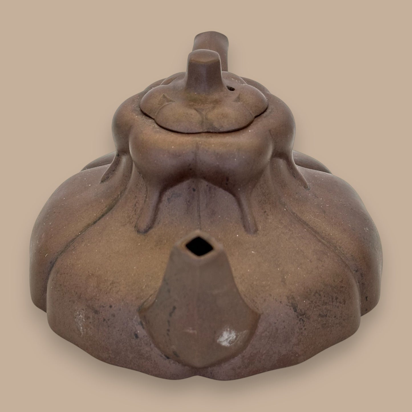 Chinese Yixing Zisha Clay Gourd Teapot with Lid - Antique China Teapot