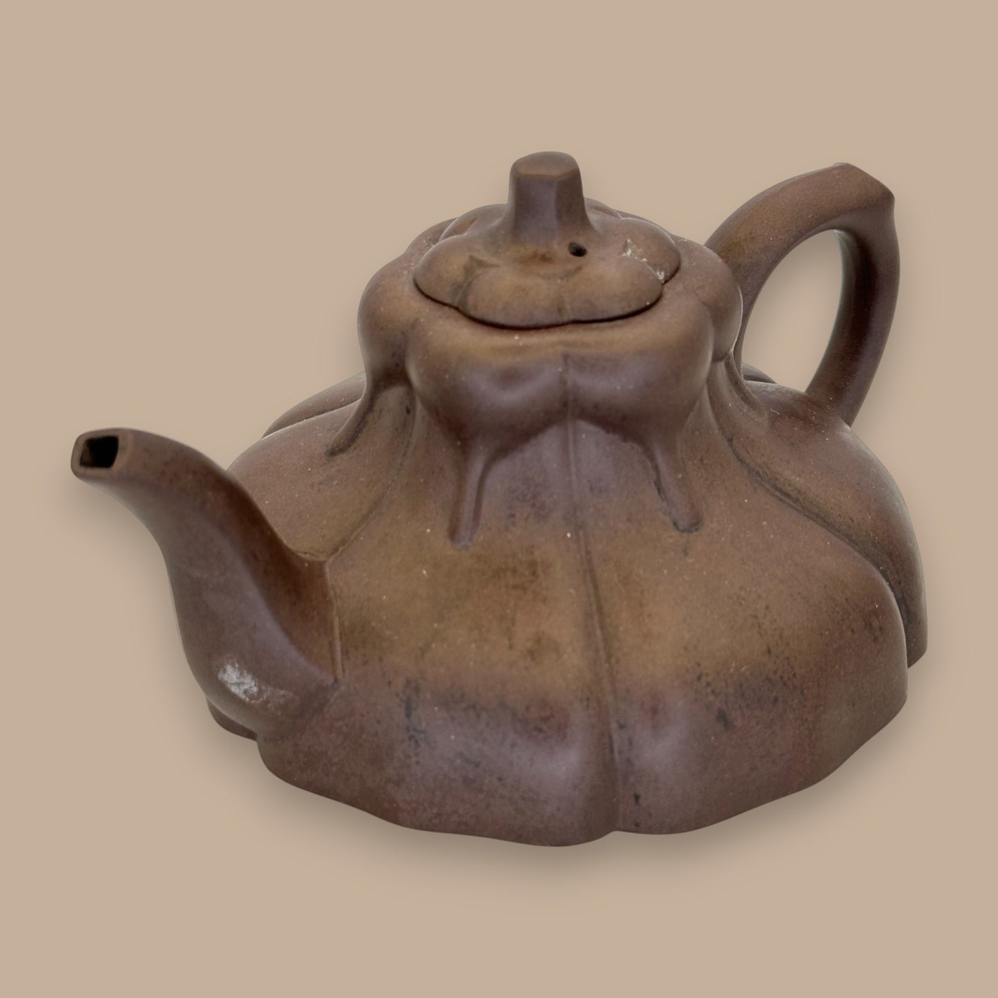 Chinese Yixing Zisha Clay Gourd Teapot with Lid - Antique China Teapot