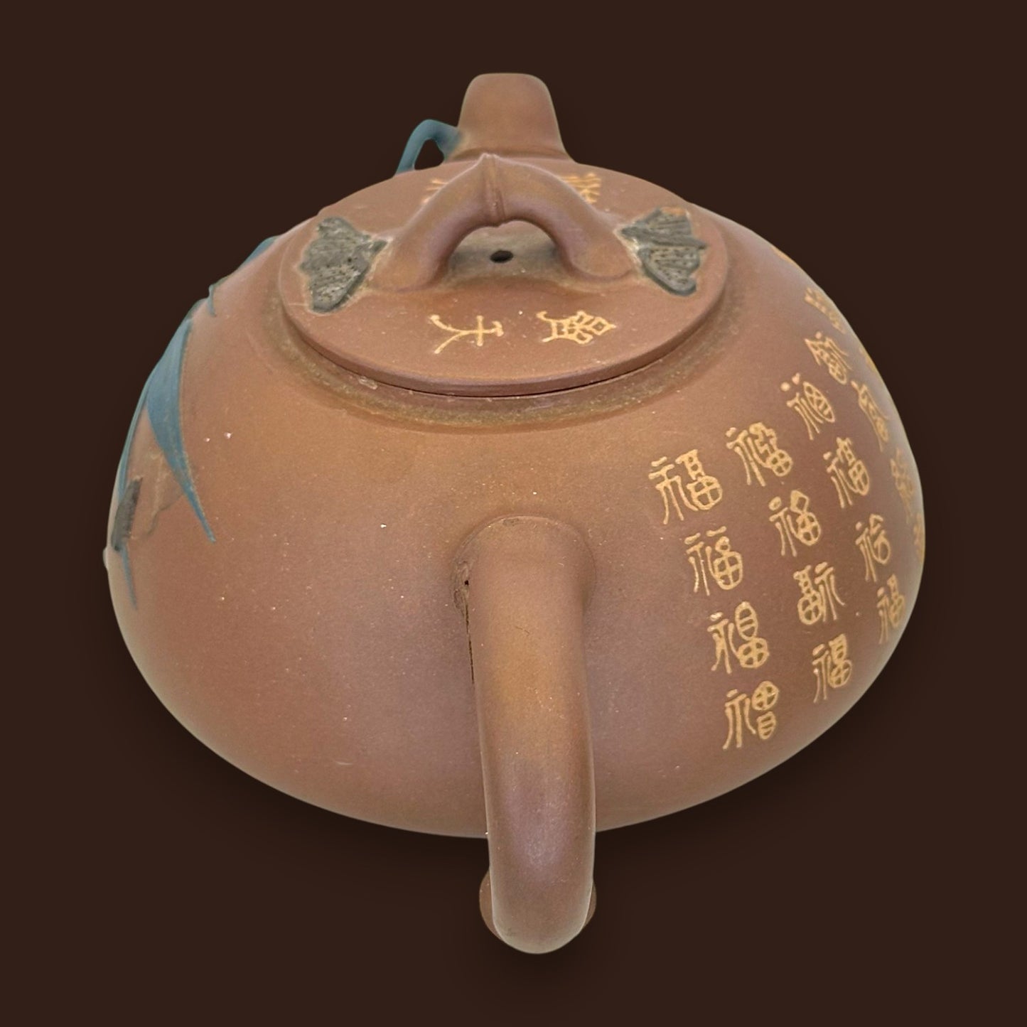 Chinese Yixing Zisha Bamboo Teapot with Youlan Seal Mark