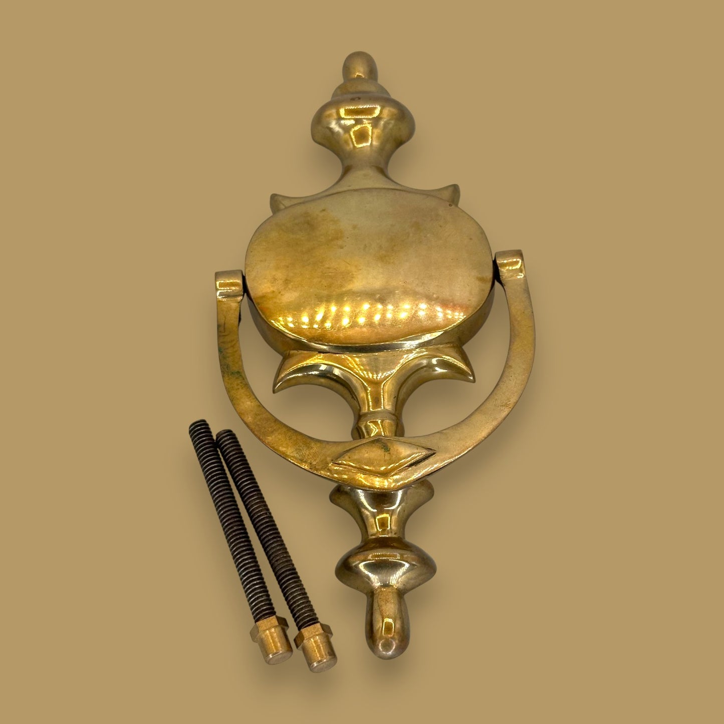 Vintage Solid Brass Door Knocker – Classic Decorative Hardware