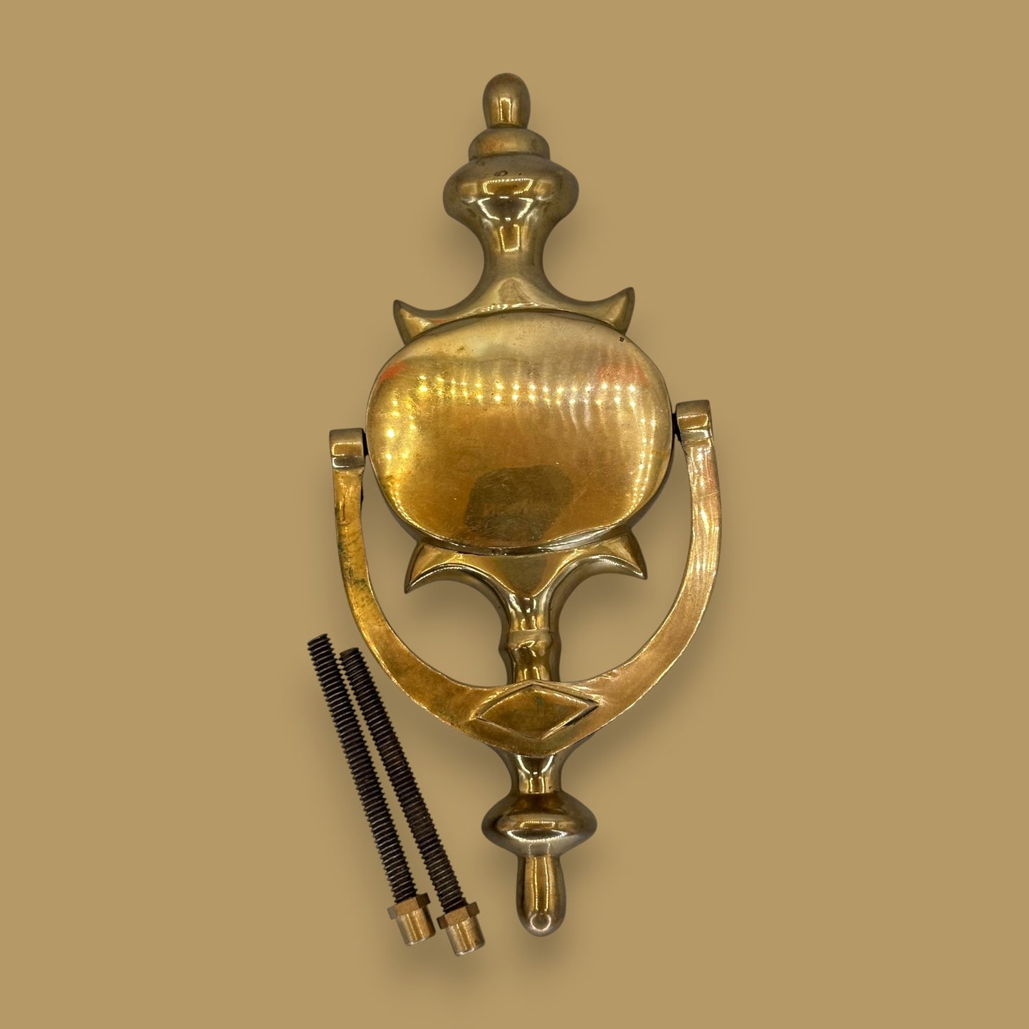 Vintage Solid Brass Door Knocker – Classic Decorative Hardware