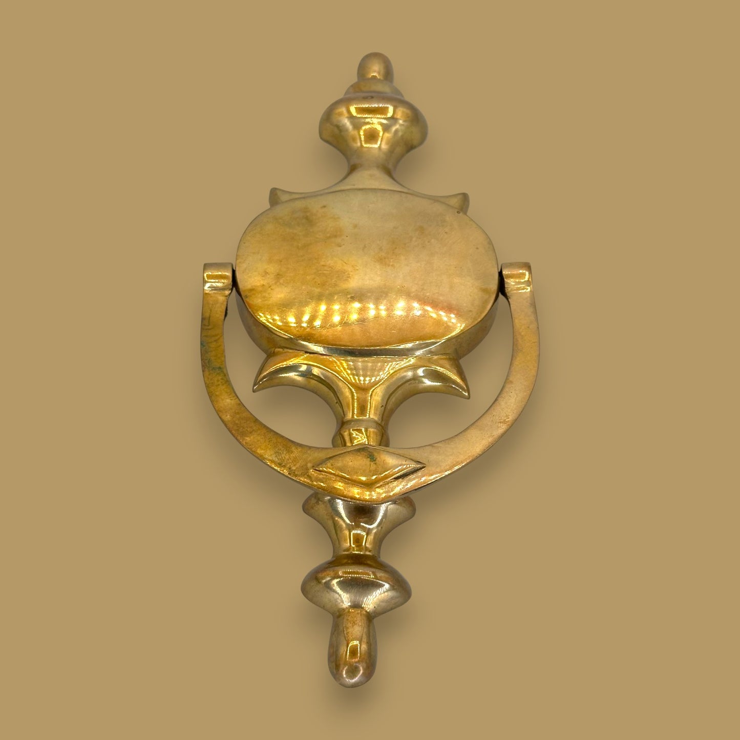 Vintage Solid Brass Door Knocker – Classic Decorative Hardware