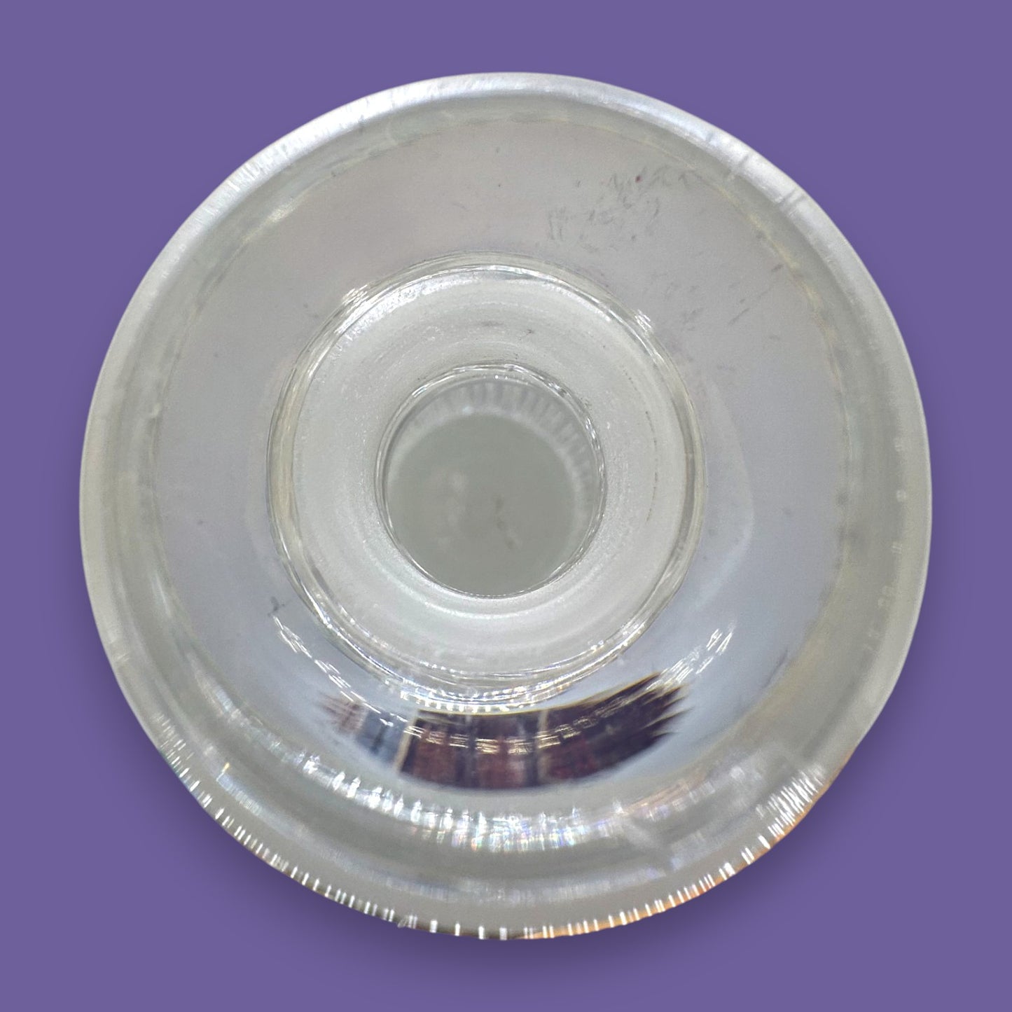 Georgian or Regency Cut Glass Spirit Decanter – Cut & Polished Pontil Barware
