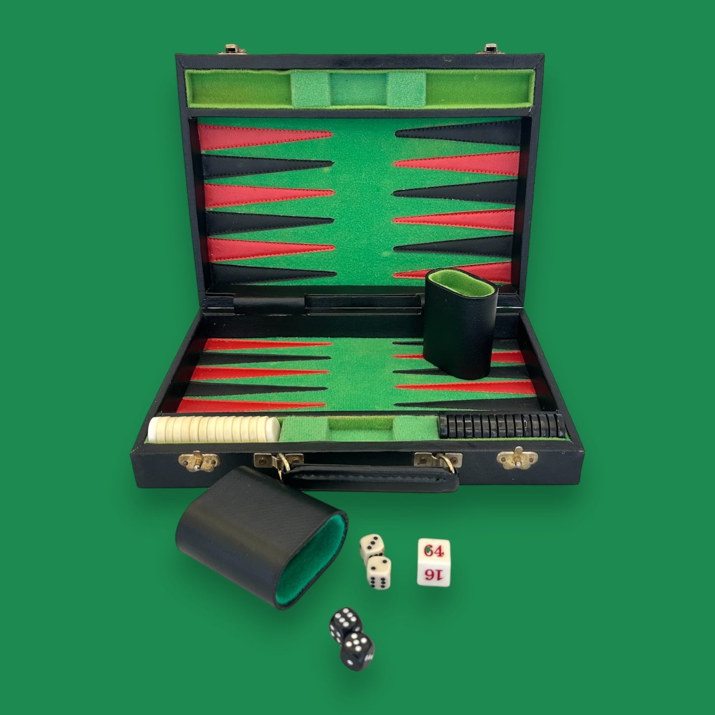 Vintage Backgammon Game – Classic Travel Case Edition
