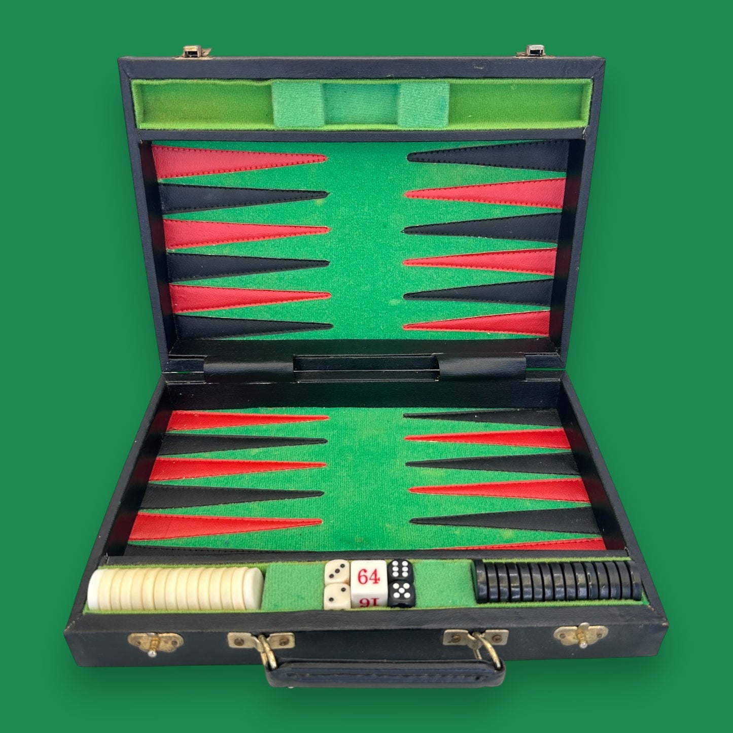 Vintage Backgammon Game – Classic Travel Case Edition