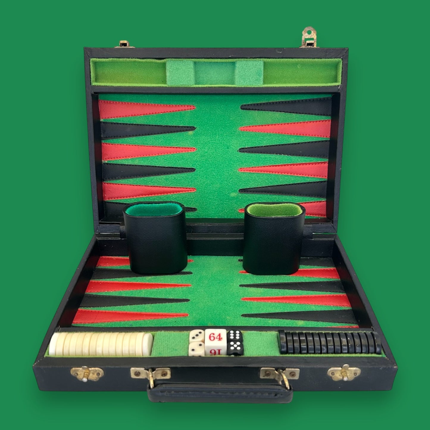 Vintage Backgammon Game – Classic Travel Case Edition