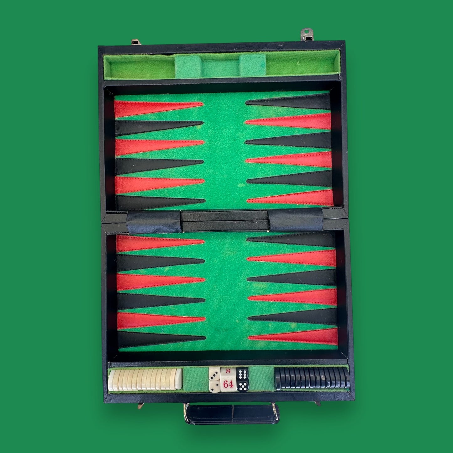 Vintage Backgammon Game – Classic Travel Case Edition