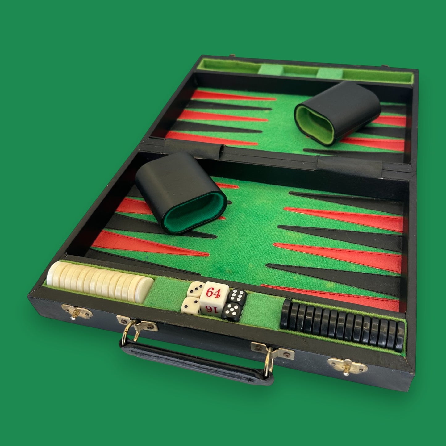 Vintage Backgammon Game – Classic Travel Case Edition